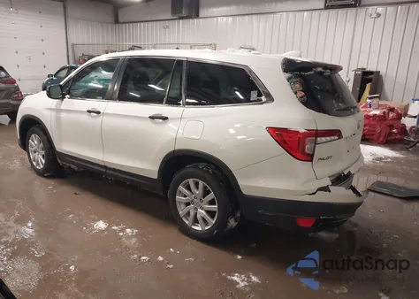 2019 Honda Pilot Lx z USA, uszkodzony, nr VIN 5FNYF6H18KB029171